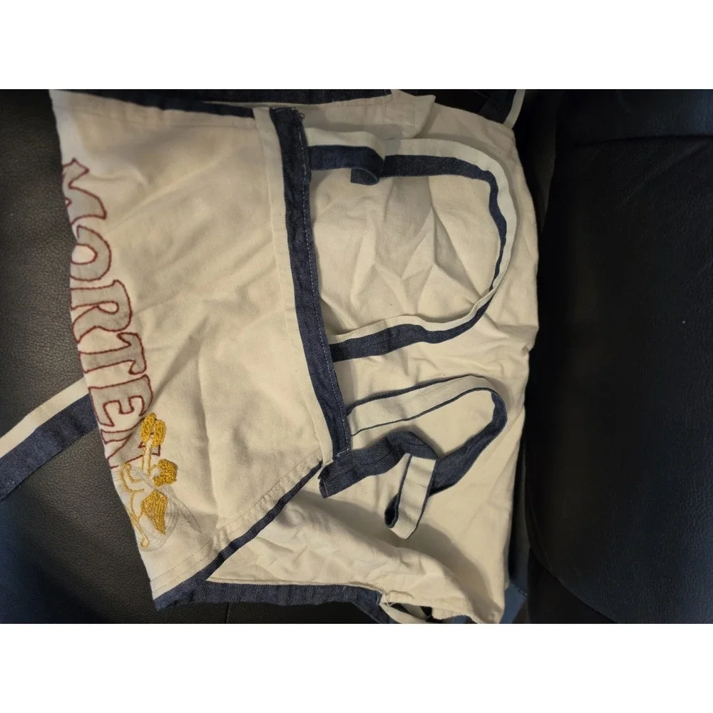 Morten Milling Company Apron Made From‎ A Flour Sack & Embroidered Dallas, Texas
